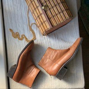 Tan Leather Boots Size 9